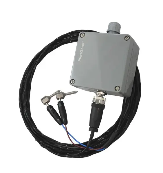 Produktfoto 1 von Lumber moisture transmitter, 7...20%, 4...20mA, 15mm electrodes, 5m FEP cable