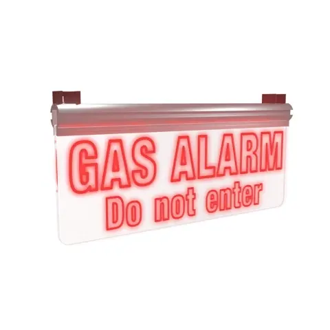 Produktfoto 1 von Light module with visual and sound alarm EK30, "GAS ALARM LEAVE ROOM", red