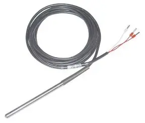 Produktfoto 1 von Temperature sensor PT100, 4x30mm, 250°C, 3m cable, class A