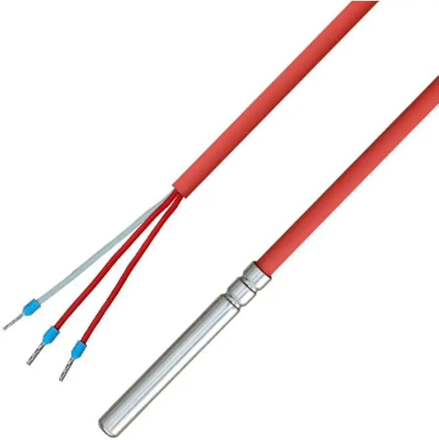 Produktfoto 1 von Temperature sensor PT100, 4x80mm, <200°C, 3m cable
