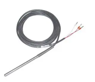 Produktfoto 1 von Temperature sensor PT100, 6x130mm, 500C, 3m cable