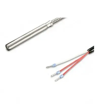 Produktfoto 1 von Temperature sensor PT100, 6x130mm, 500C, 3m cable