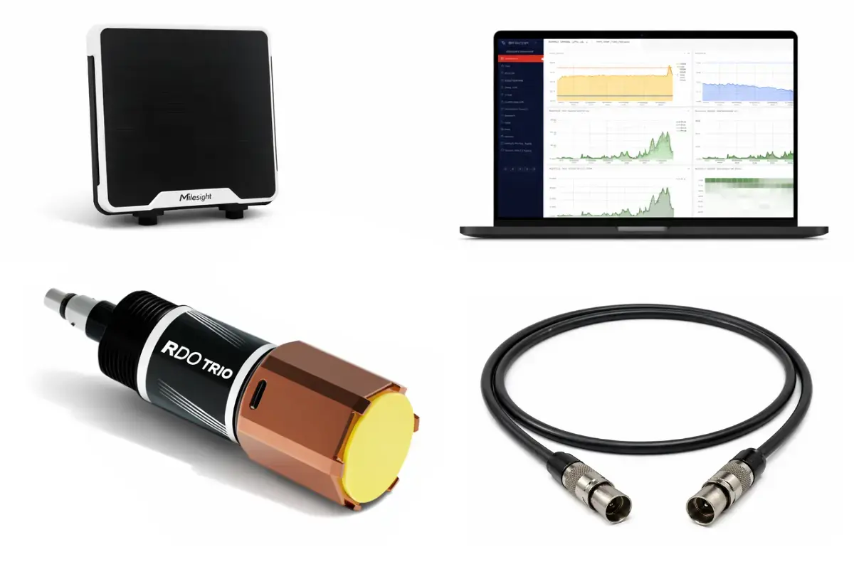 RDO Trio IoT Monitoring Kit - Standard (0-60mg/l, RS485, 10m cable, NB-IoT, no wiper)