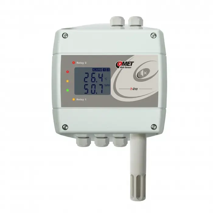 Produktfoto 1 von Thermometer hygrometer H3530 with Ethernet interface and relays, humidistat