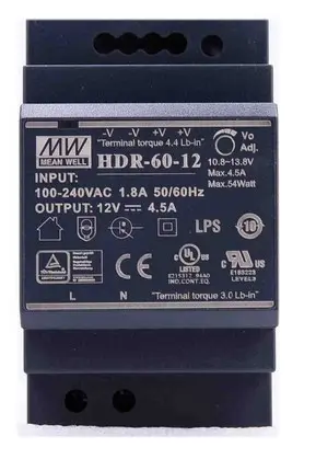 Produktfoto 1 von Power supply, 12 VDC, 4.5 A