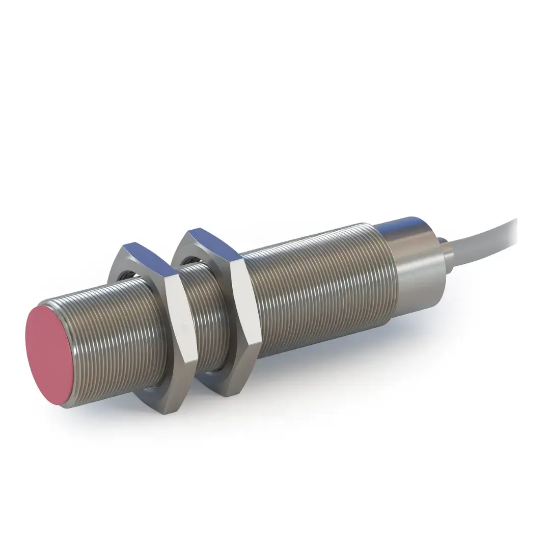 Produktfoto 1 von Inductive sensor sn = 5 mm, max +180°C, PNP, NO, 5 m cabel