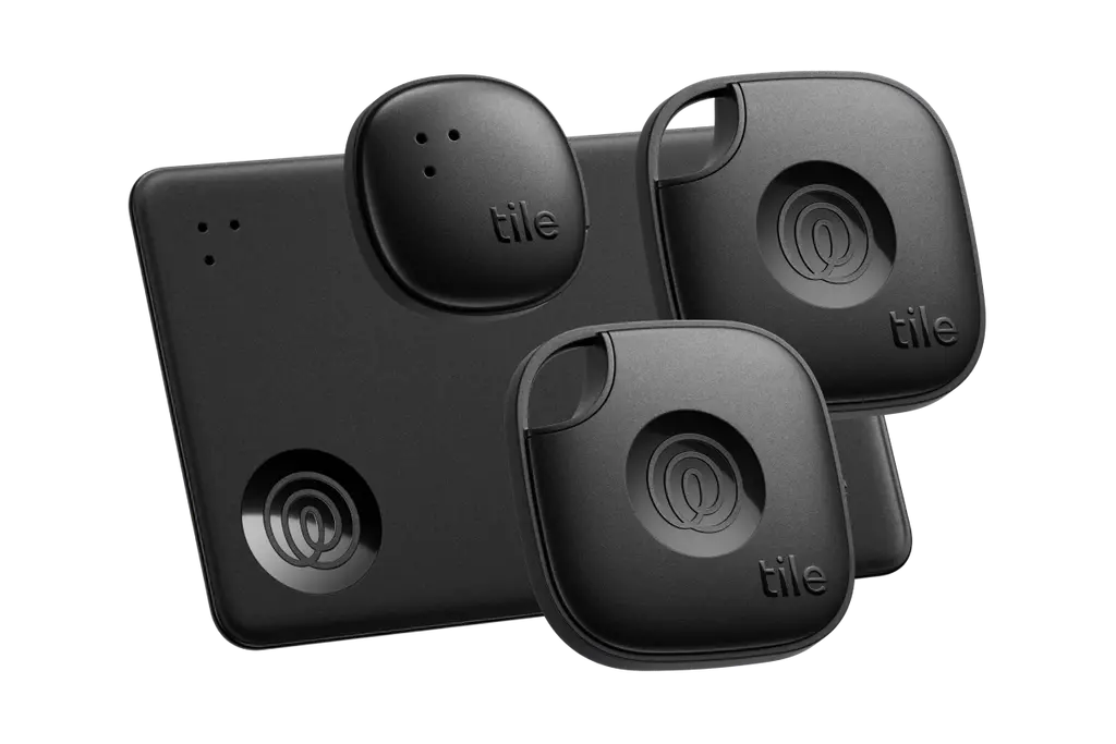 Produktfoto 1 von Tile by Life360 Essentials Bluetooth Tracker, Item Finder for Keys, Wallets. iOS & Android Compatible. 4-Pack