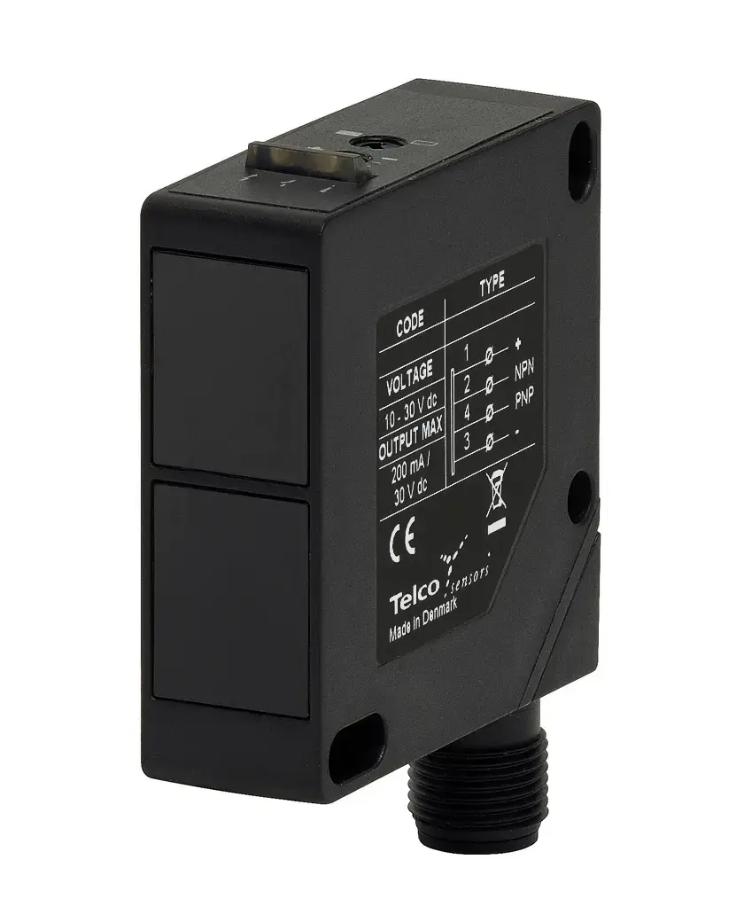 Produktfoto 1 von Photo sensor SPBS2600J, 0.5 m, BGS, IR, PNP/NPN, NC/NO, 4 pin, M12 plug
