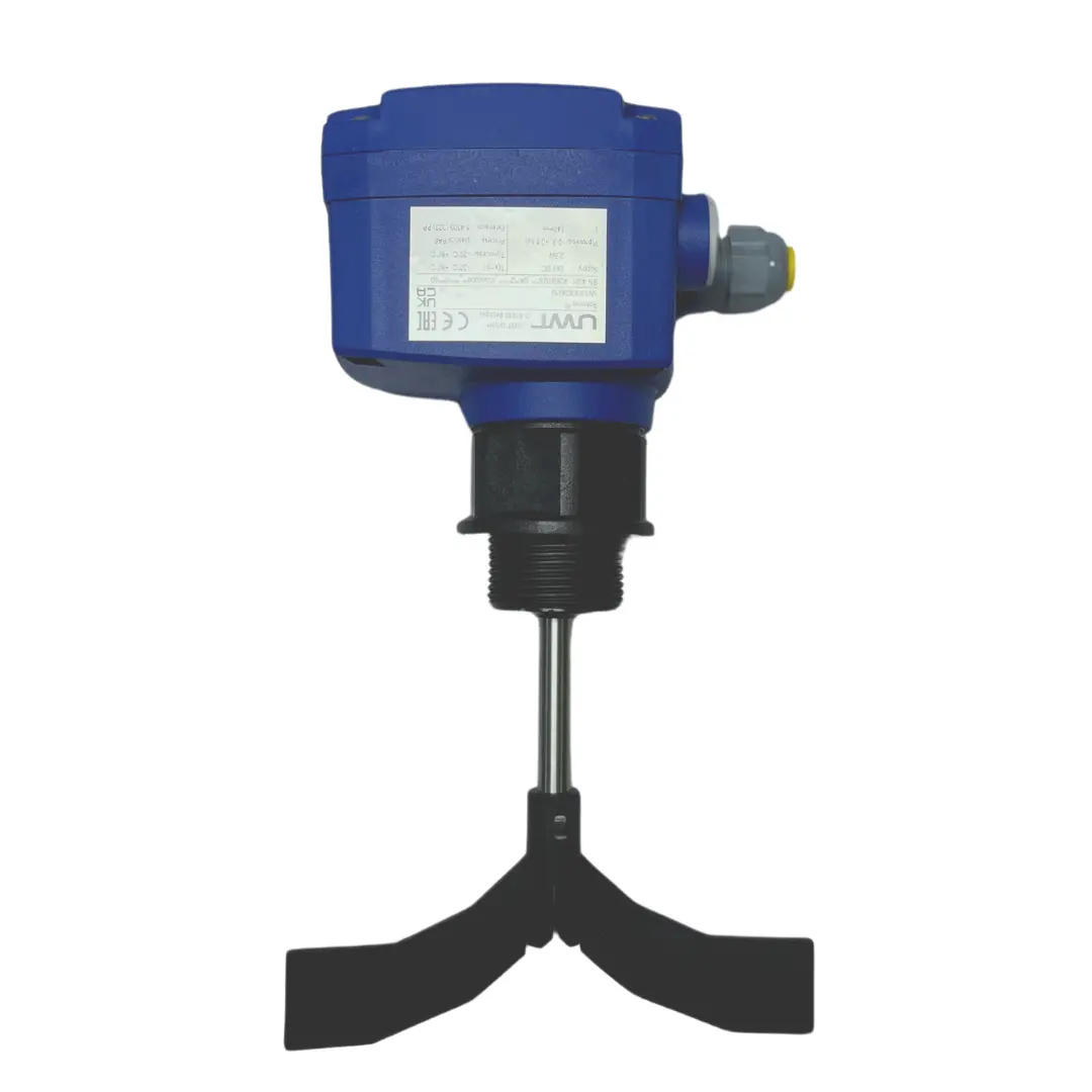 Produktfoto 1 von Level sensor rotating, G1 1/4", 24VDC supply, paddle 27x150mm, L=140mm