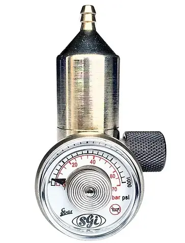 Produktfoto 1 von Fixed flow regulator, 0,3 litres per minute, for 34 l and 103 l cylinders