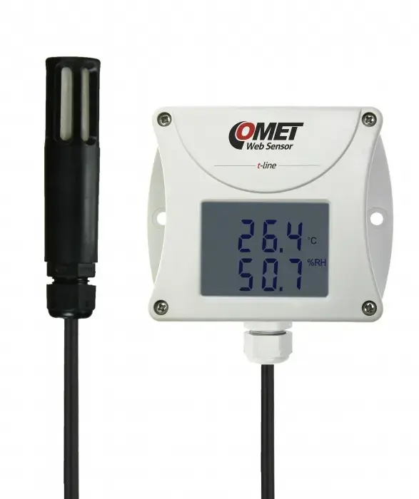 Produktfoto 1 von Web sensor - remote thermometer hygrometer with Ethernet interface, cable 4m