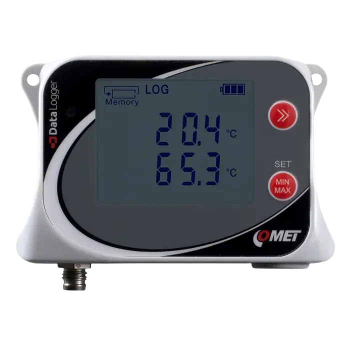 Produktfoto 1 von Dual channel temperature data logger for one external Pt1000 probe with internal temperature sensor