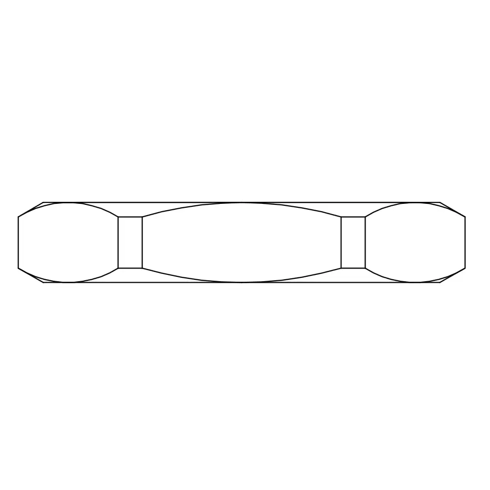 Produktfoto 1 von Hexagon nut G1½ stainless steel 1.4305 (303)