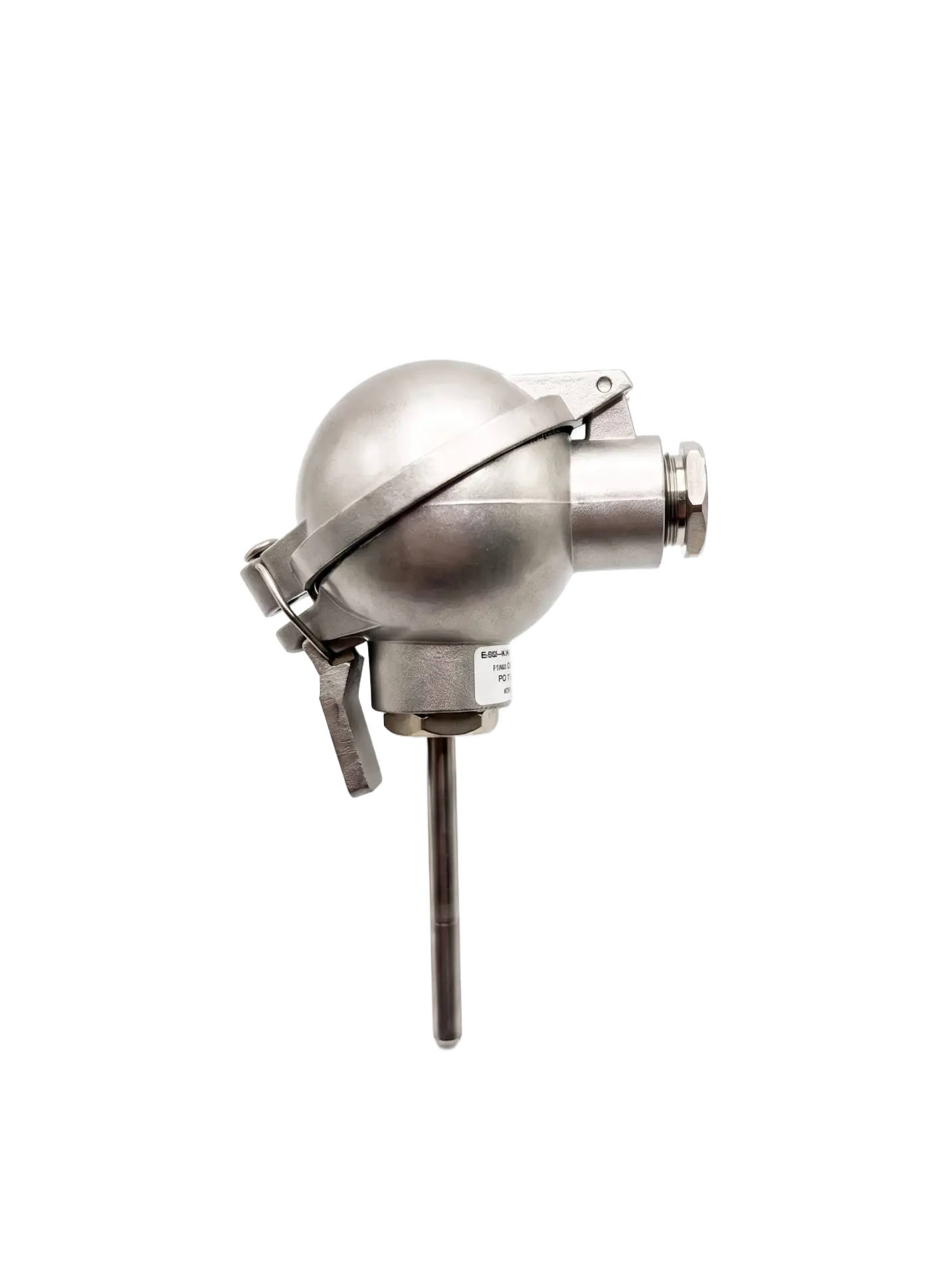 Temperature sensor 2xPT100, 6x100mm, class B, 2x3 wires, MI, NAA IP67, 500C