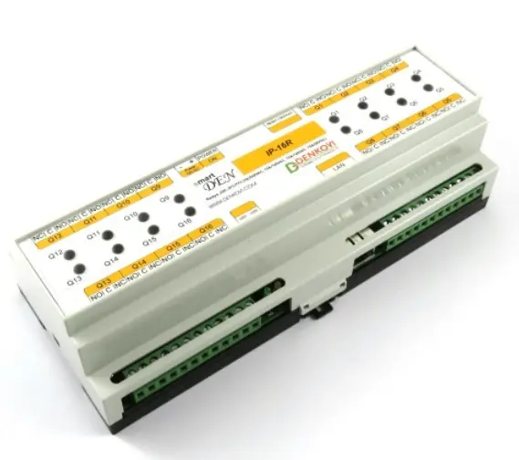Produktfoto 1 von Ethernet Relay Card 16 Channels - SNMP, HTTP/XML, Real Time Clock, DIN BOX