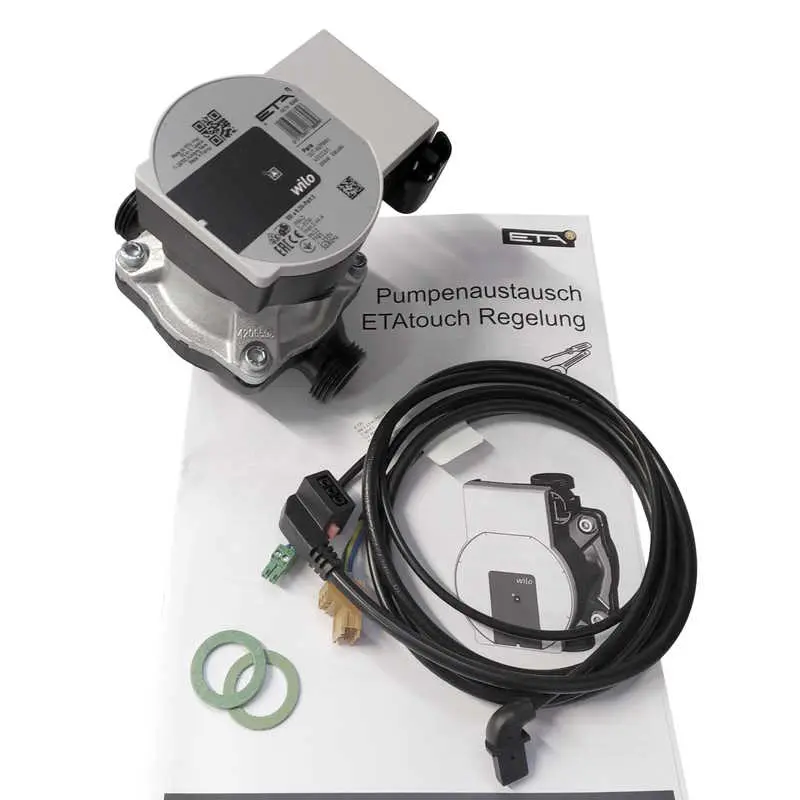 Produktfoto 1 von ETA Pumpen-Austausch-Set für Kessel mit Touch-Regelung