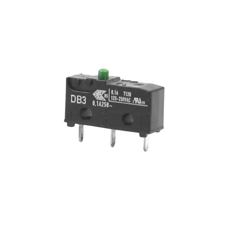 Produktfoto 1 von CHERRY DB3 Subminiatur-Schnappschalter, 0,1A/250V, 1 Wechsler
