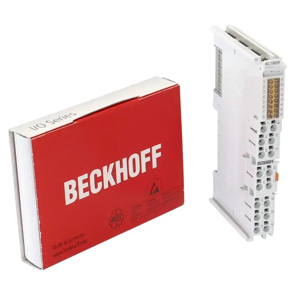 Produktfoto 1 von BECKHOFF KL1809 Busklemme, 16-Kanal-Digital-Eingang, 24VDC, 1-Leiteranschluss