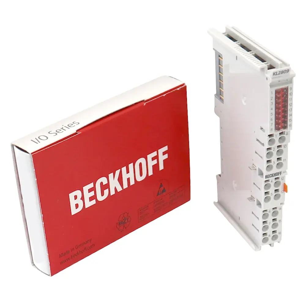 Produktfoto 1 von BECKHOFF KL2809 Busklemme, 16-Kanal-Digital-Ausgang, 24VDC, 1-Leiteranschluss