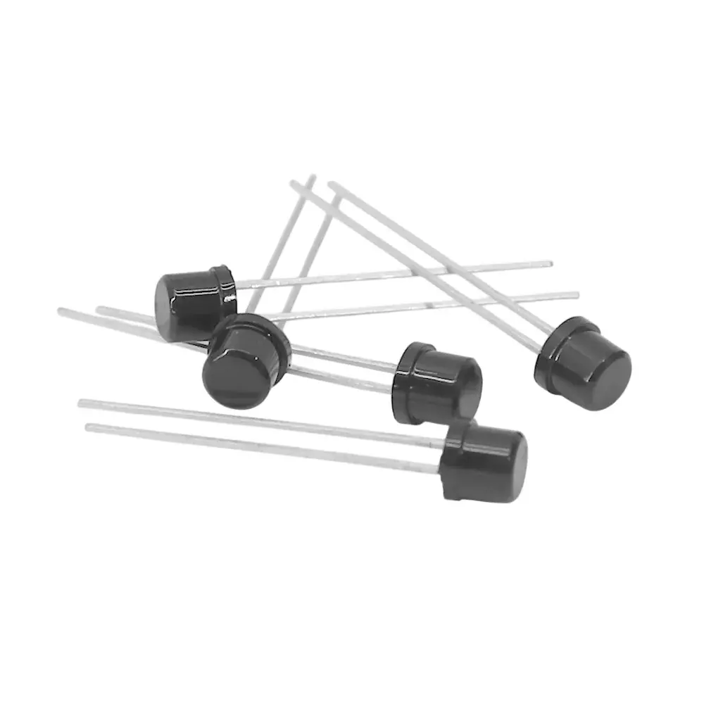 Produktfoto 1 von OSRAM SFH203PFA Fotodiode 5mm | 750-1100nm 0,005µs 6,2µA 150° | Schwarz 5 Stück