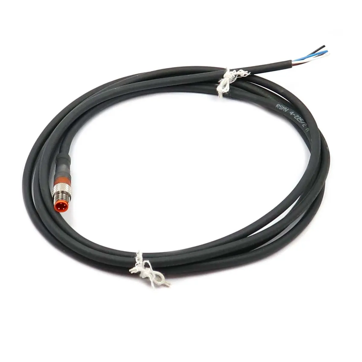 Produktfoto 1 von RSMV 4-225/2 M M8 Sensor-/Aktor-Kabel, Stecker/offenes Ende, A-kodiert, 4-polig, 2m