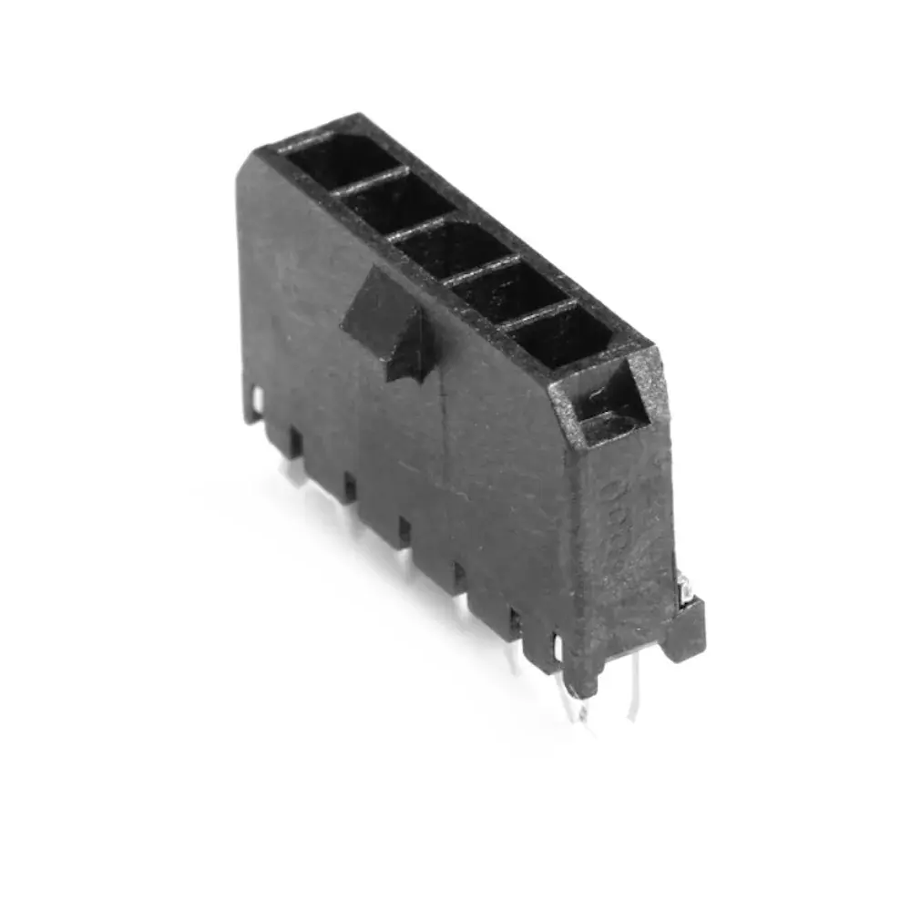 Produktfoto 1 von MOLEX 43650-0521 Micro-Fit 3.0 Vertical Header, 5-polig, RM3, 200 Stück Rolle