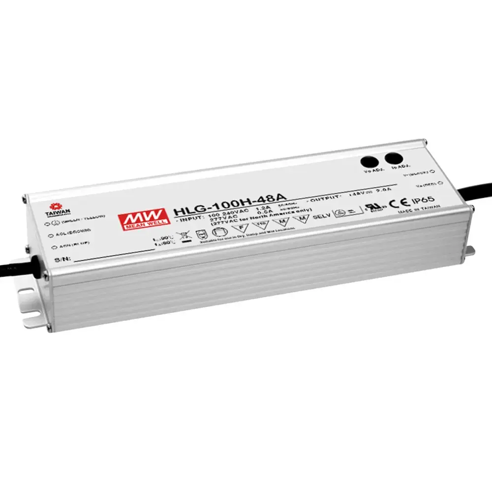 Produktfoto 1 von MEAN WELL HLG-100H-24B LED-Treiber IP67 | 24VDC 4A 96W | CV+CC 3in1 dimmbar