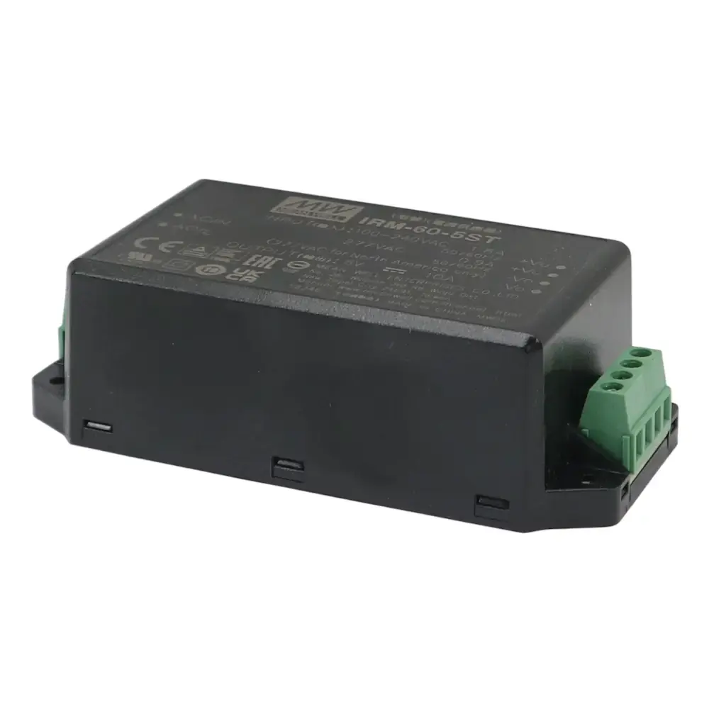 Produktfoto 1 von MeanWell IRM-60-5ST Netzteil, 50W, 5V-, 10A, Schraubklemmen