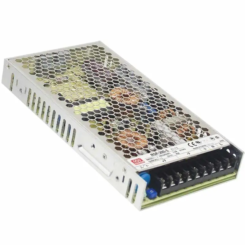 Produktfoto 1 von MEAN WELL Serie RSP-200 Netzteile, 1U (H 30mm), PFC, 200W