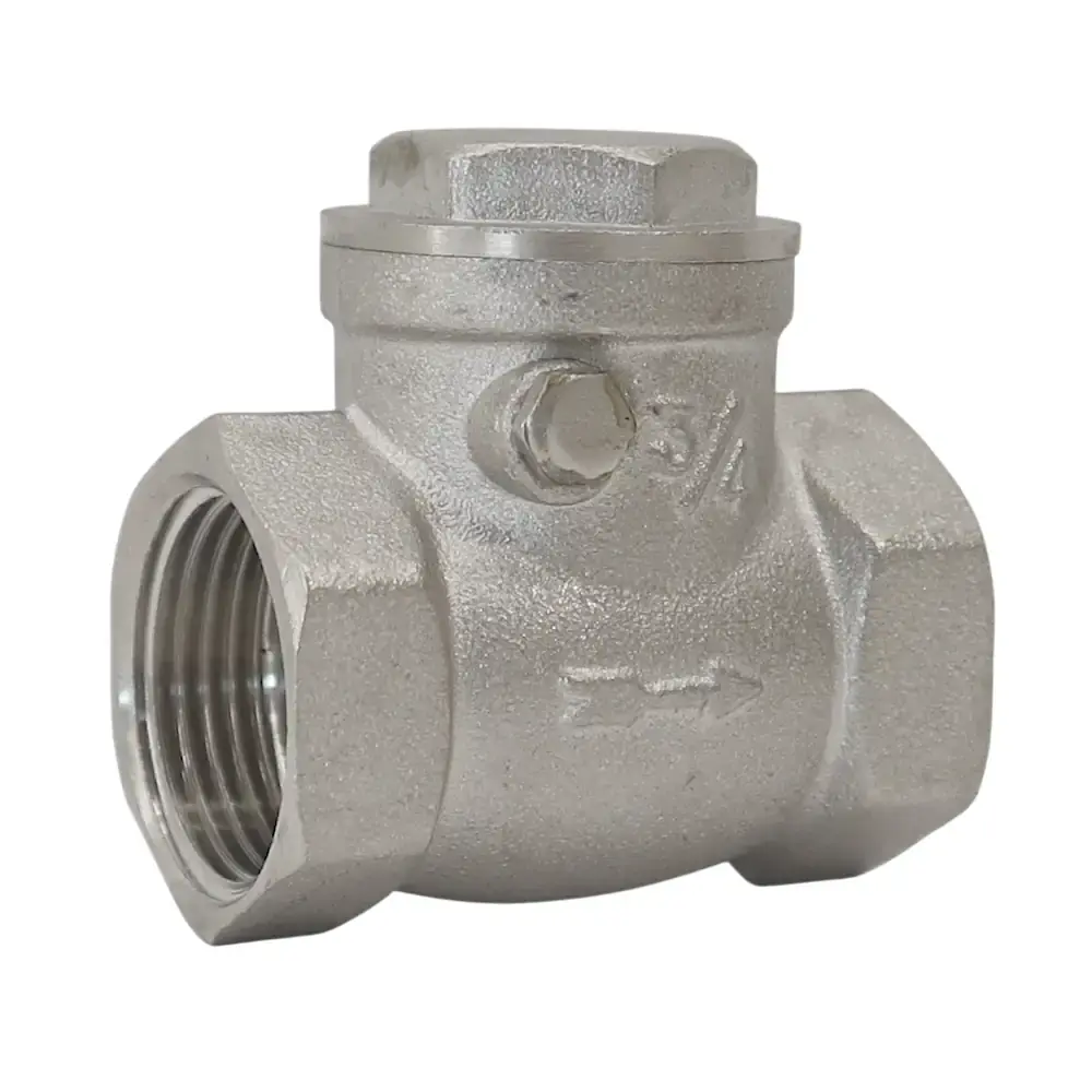 Produktfoto 1 von Muffen-Rückschlagklappe IG/IG 3/4“ | Edelstahl metallisch dichtend