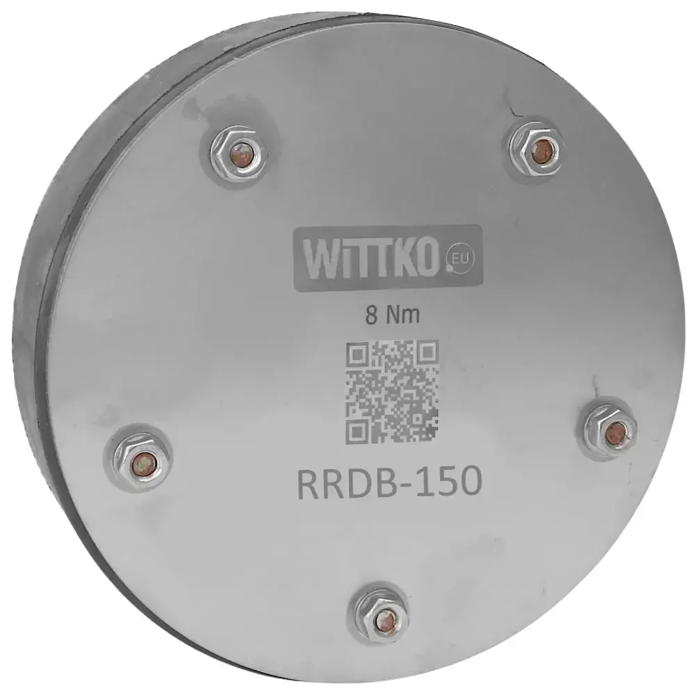 Produktfoto 1 von DN150 Blindverschluss für 150mm Mauerdurchführung | EPDM 40mm, Edelstahl V2A