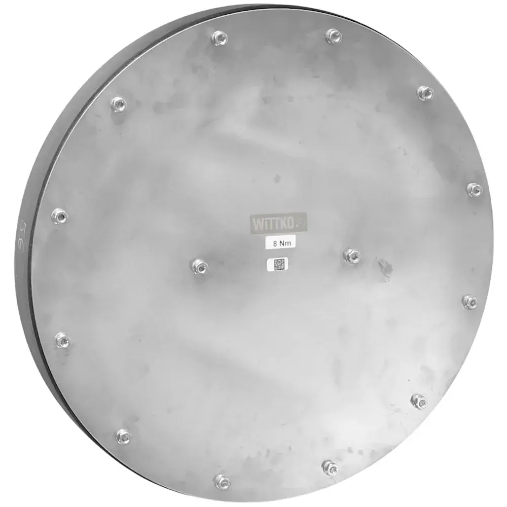 Produktfoto 1 von DN400 Blindverschluss für 400mm Mauerdurchführung | EPDM 40mm, Edelstahl V2A