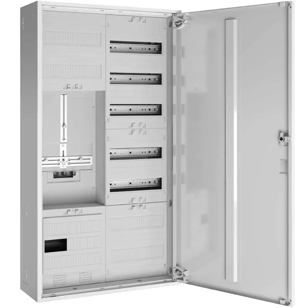 Produktfoto 1 von Zählerschrank | 1x 3-Punkt Zählerplatz | Verteilerfeld mit APZ-Raum | 2-feldrig