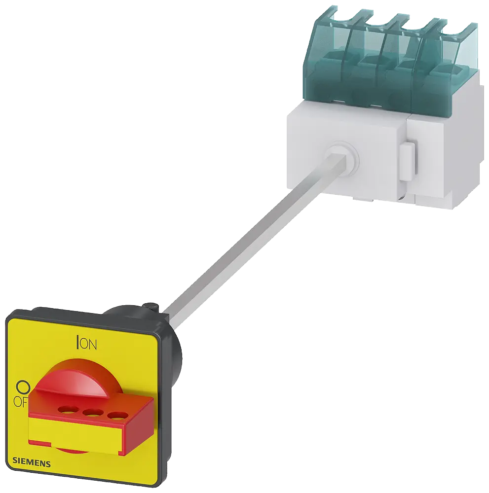 Produktfoto 1 von Siemens SENTRON, Lasttrennschalter 3LD, Not-Aus-Schalter, 4-polig, Iu: 32 A