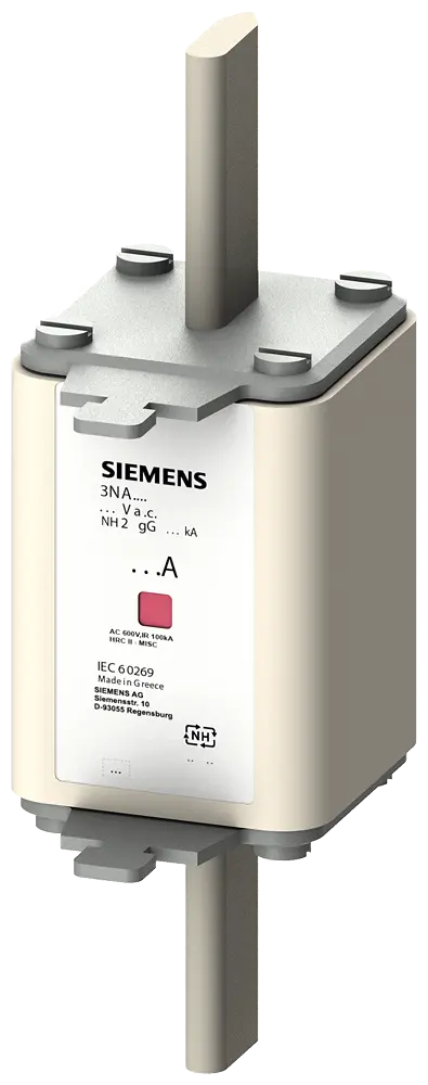 Produktfoto 1 von Siemens NH-Sicherungseinsatz, NH2, In: 200 A, gG, Un AC: 500 V, Un DC: 440 V
