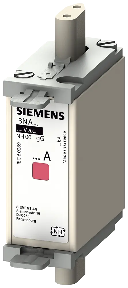 Produktfoto 1 von NH-Sicherungseinsatz, NH000, In: 10 A, gG, Un AC: 690 V, Un DC: 250 V