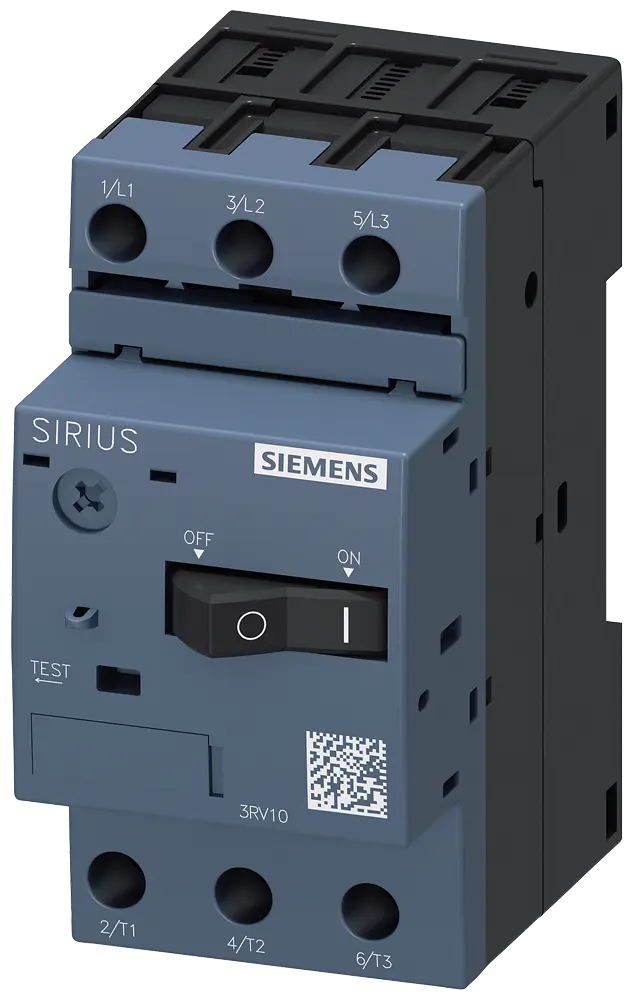Produktfoto 1 von Siemens Leistungsschalter, S00, Motorschutz, Class 10, A-ausl. 0,55-0,8A, N-ausl. 10A