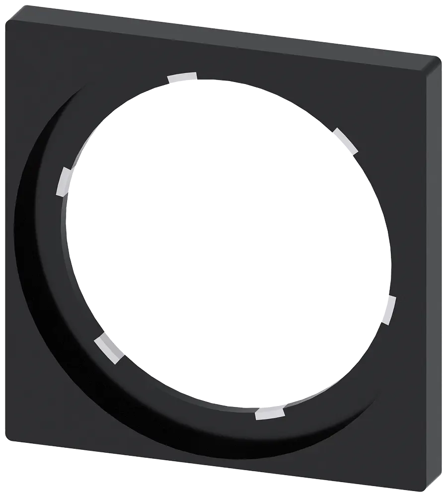 Produktfoto 1 von Einzelrahmen für quadratisches Design, schwarz