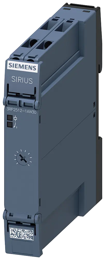 Produktfoto 1 von Siemens Zeitrelais, ansprechverzögert, 1W, 1 Zeitbereiche, 1,5-30s, AC/DC 12-240V