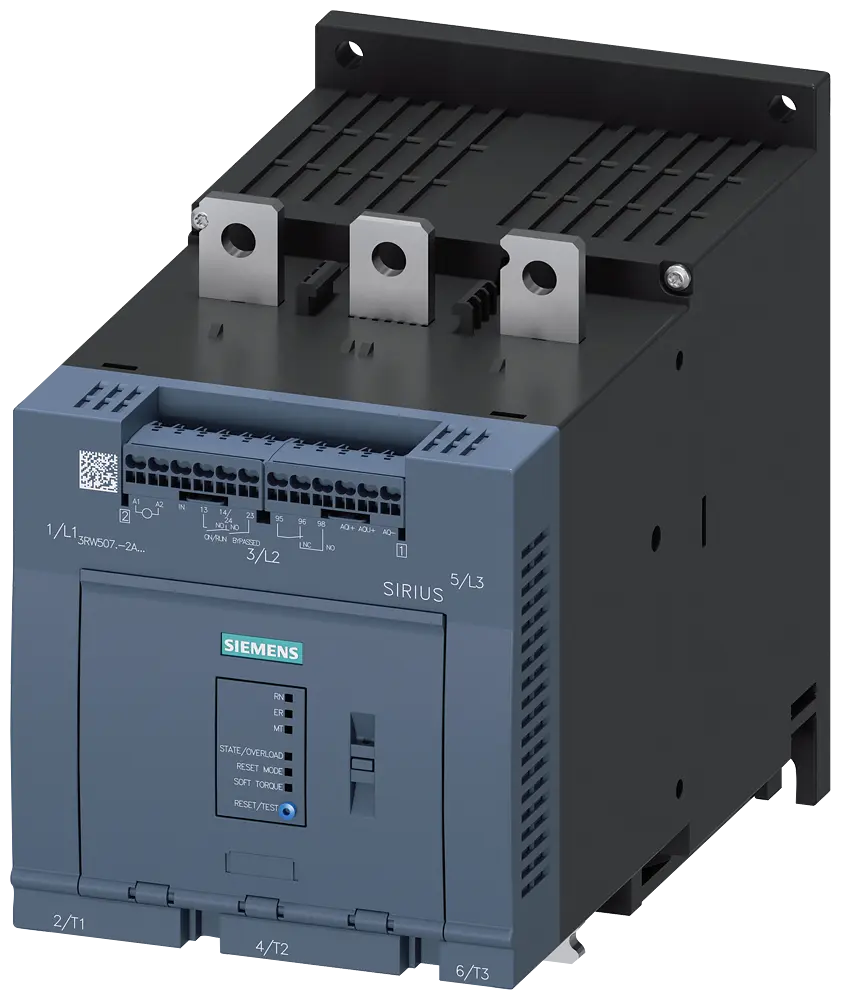 Produktfoto 1 von Siemens SIRIUS Sanftstarter 200-480 V 250 A, AC/DC 24 V Federzugklemmen Analogausgang