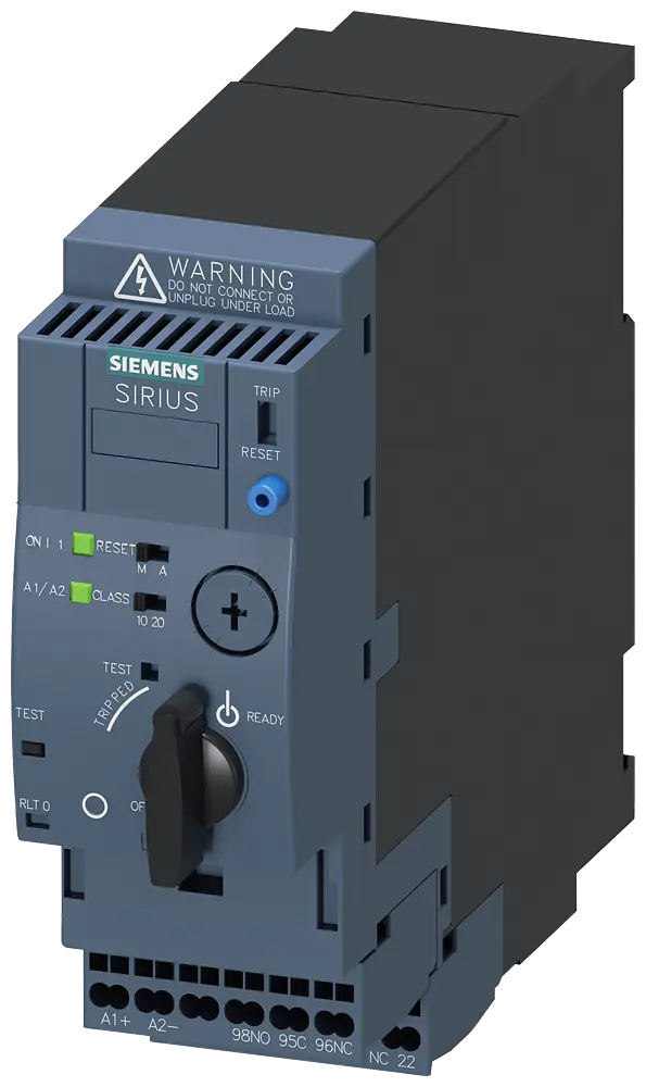 Produktfoto 1 von Siemens SIRIUS Kompaktabzweig Direktstarter 690 V, AC/DC 24 V, 50-60 Hz, 1-4 A