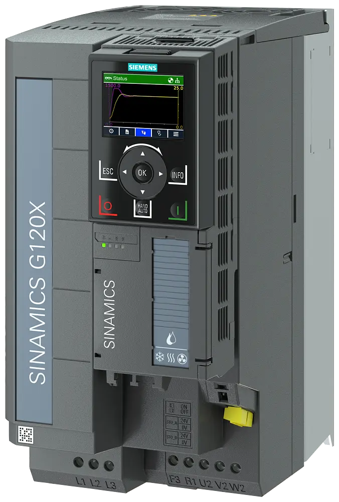 Siemens SINAMICS G120X, IP20 / UL open type, FSC, C2, 3 AC 380-480 V, 11,00 kW