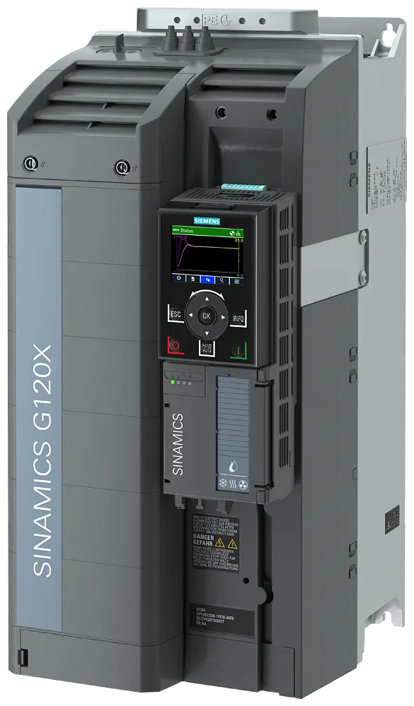 SINAMICS G120X, IP20 / UL open type, FSD, UF, 3 AC 380-480 V, 22,00 kW