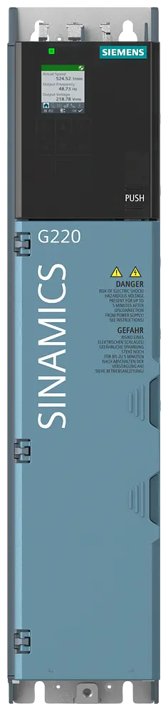SINAMICS G220, 3AC 200...240V, 4kW/5.0hp, IP20 / UL open type