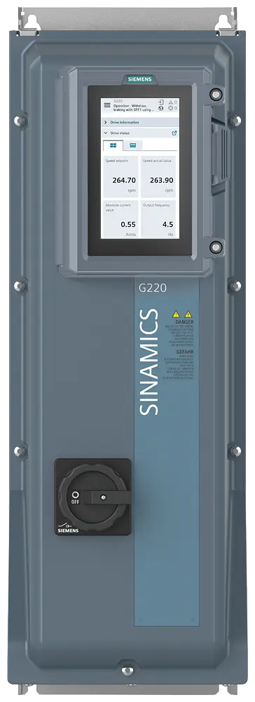 Produktfoto 1 von SINAMICS G220, 3AC 380...500V, 22kW/30hp, IP55 / UL 12