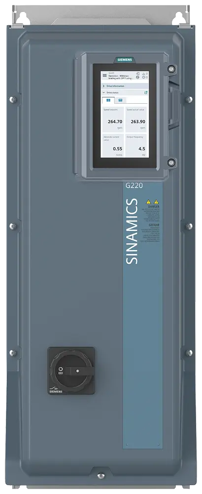 Produktfoto 1 von SINAMICS G220, 3AC 380...500V, 37kW/50hp, IP55 / UL 12
