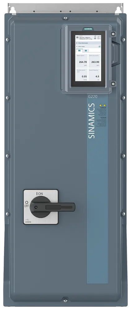 Produktfoto 1 von SINAMICS G220, 3AC 380...500V, 55kW/75hp, IP55 / UL 12