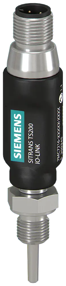 Produktfoto 1 von SITRANS TS200 Temperatursensor (Ø 3,5/3mm) Pt100 Kl.A mit schneller Ansprechzeit, Sensorlänge 13mm und integrierten Prozessanschluss G 1/8. Inklu...