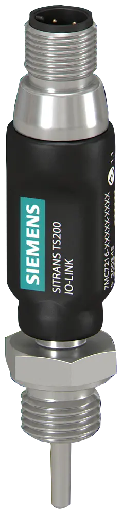 Produktfoto 1 von SITRANS TS200 Temperatursensor (Ø 3,5/3mm) Pt100 Kl.A mit schneller Ansprechzeit, Sensorlänge 13mm und integrierten Prozessanschluss G 1/4. Inklu...