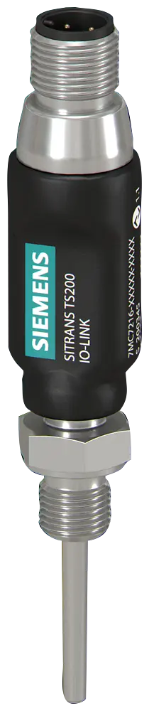 Produktfoto 1 von SITRANS TS200 Temperatursensor (Ø 3,5/3mm) Pt100 Kl.A mit schneller Ansprechzeit, Sensorlänge 24mm und integrierten Prozessanschluss G 1/8. Inklu...